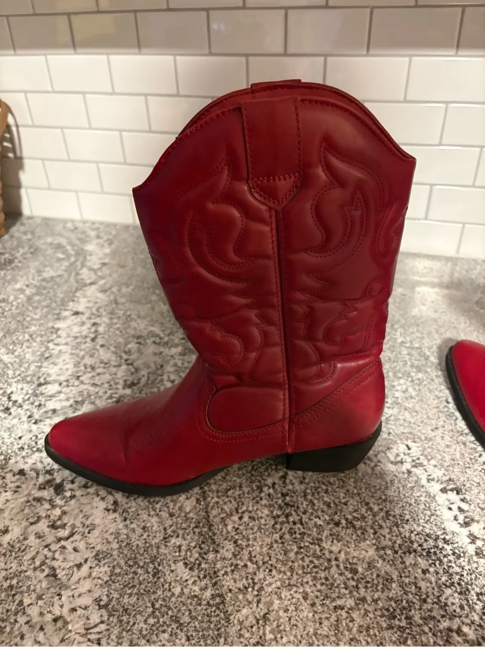 Red Rampage Cowboy Boots - Picture 7 of 9